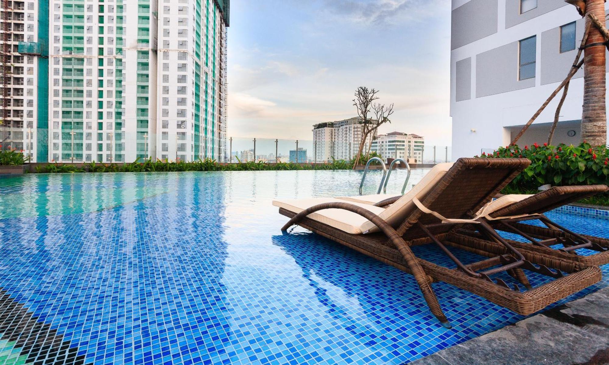 הו צ'י מין סיטי Yo'S Homes Rivergate Apartment Infinity Pool Near District 1 מראה חיצוני תמונה