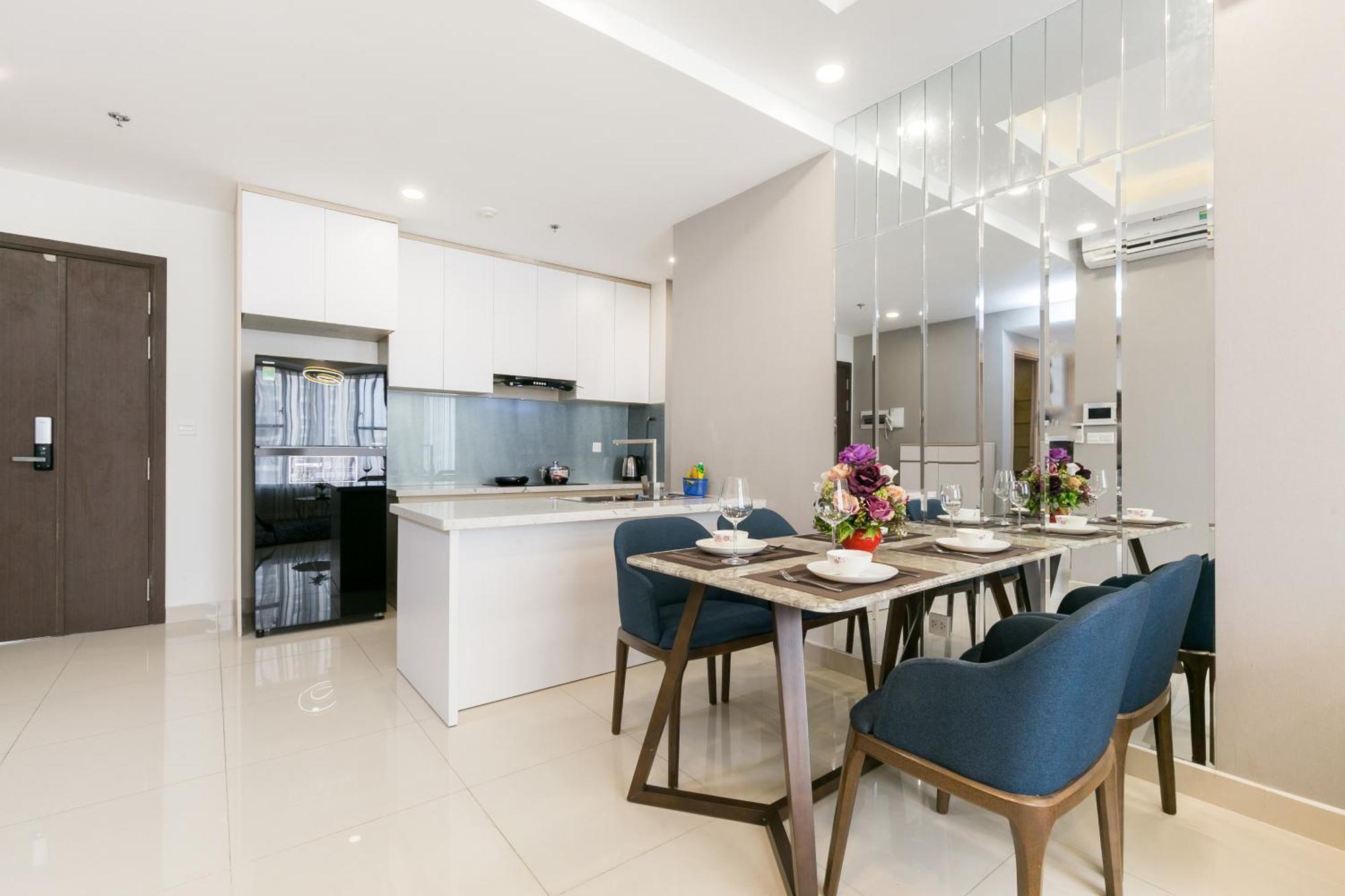 הו צ'י מין סיטי Yo'S Homes Rivergate Apartment Infinity Pool Near District 1 מראה חיצוני תמונה