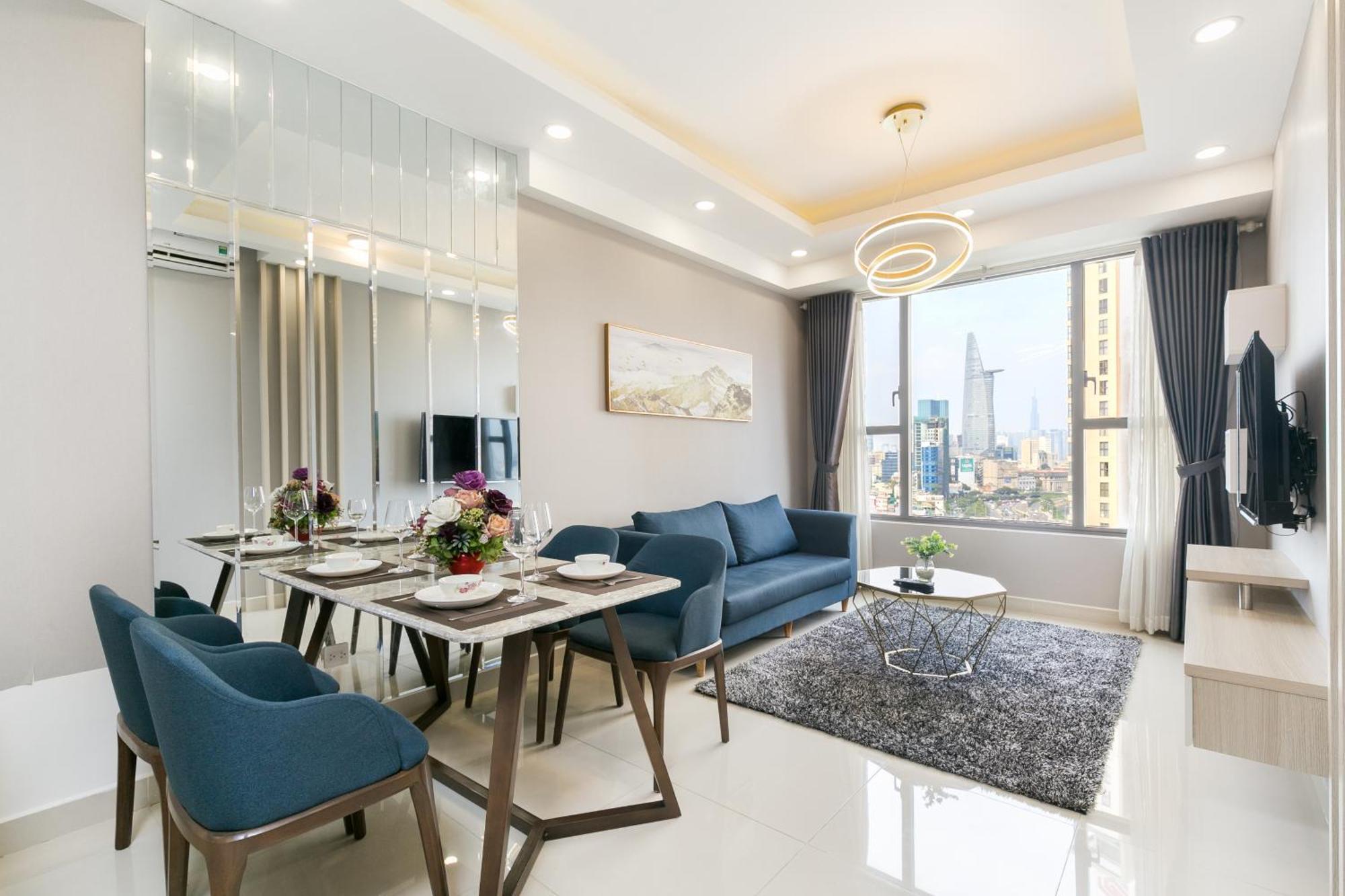 הו צ'י מין סיטי Yo'S Homes Rivergate Apartment Infinity Pool Near District 1 מראה חיצוני תמונה