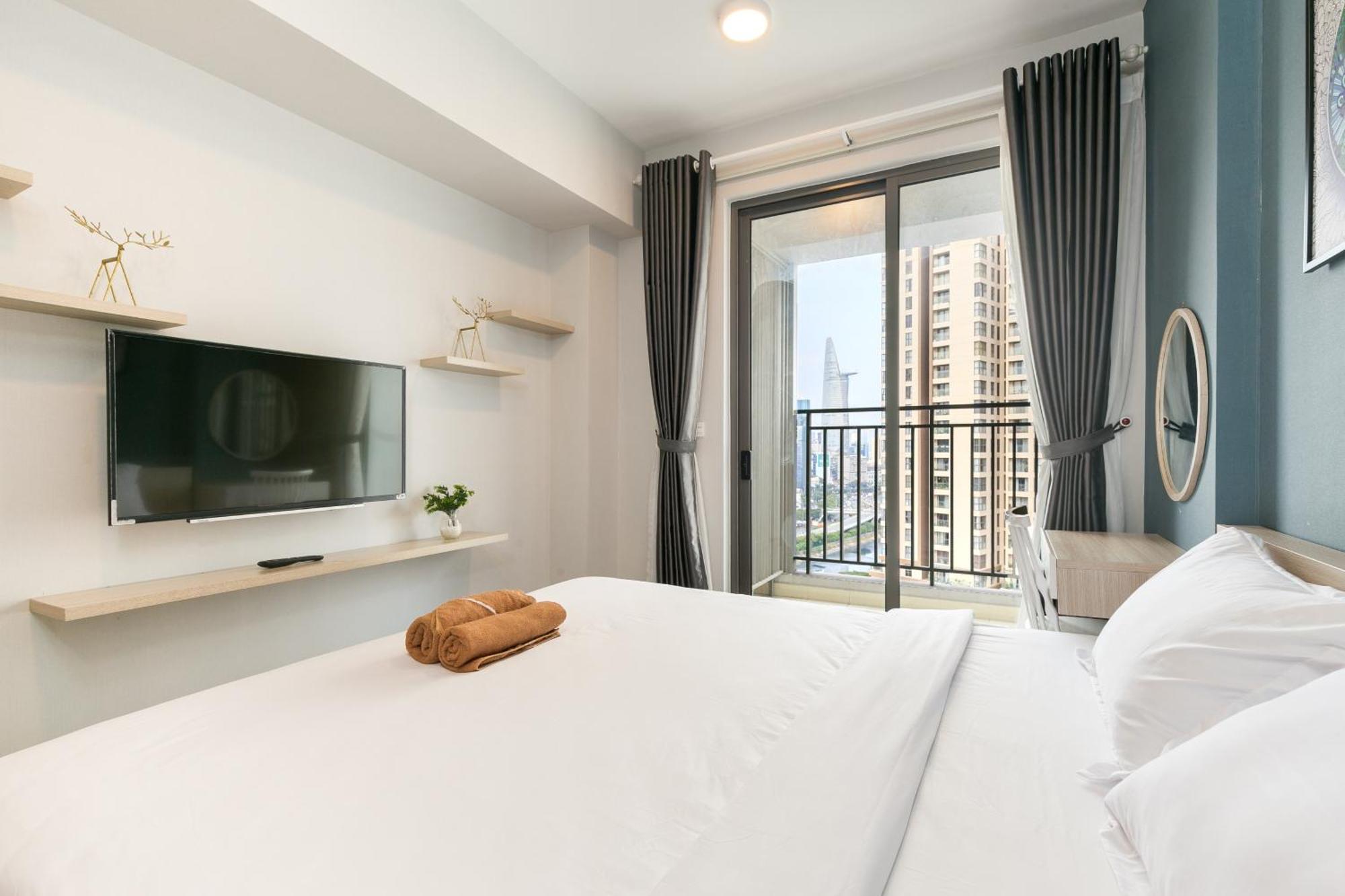 הו צ'י מין סיטי Yo'S Homes Rivergate Apartment Infinity Pool Near District 1 מראה חיצוני תמונה